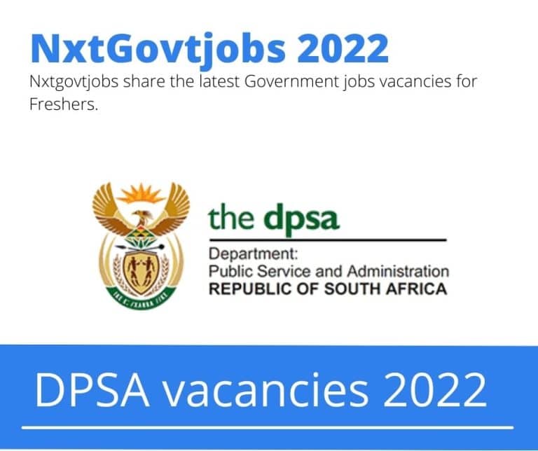 DPSA Control Works Inspector Vacancies in Zwelitsha 2023